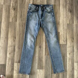 7 For All Mankind Boy's Paxtyn Skinny Jeans Size Twelve 12 Medium Wash